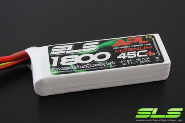 SLS APL MAGNUM V2 1800 mAh 3S Lipo (11,1V) 45 C · XT-60