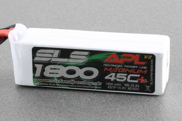 SLS APL MAGNUM V2 1800 mAh 4S Lipo (14,8V) 45 C · XT60