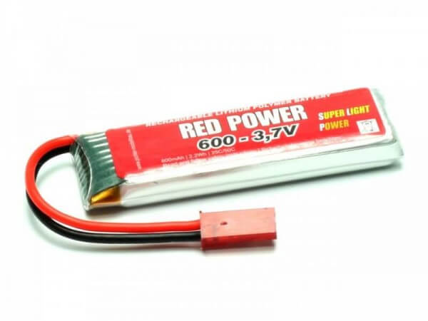 Red Power SLP 600 mAh 1S Lipo (3,7V) 25 C