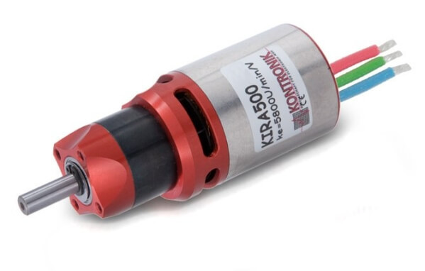 Kira Brushless 500-30 mit Getriebe KPG 27 6,7:1 · Kontronik Drives