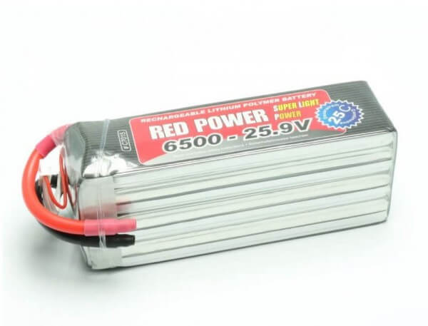 Red Power SLP 6500 mAh 7S Lipo (25,9V) 25 C · Pichler