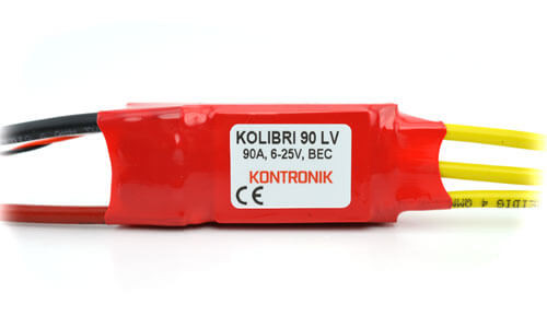 Kolibri 90 LV Brushless-Regler · Kontronik Drives