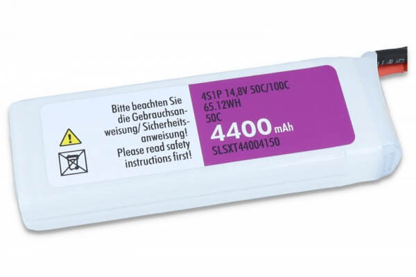 SLS XTRON 4400 mAh 4S Lipo (14,8V) 50 C · XT90