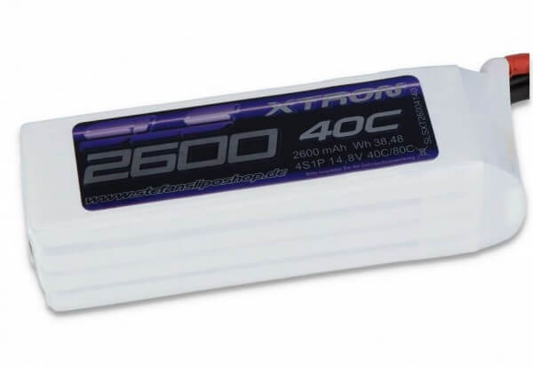SLS Xtron 2600 mAh 4S Lipo (14,8V) 40/80 C · XT60