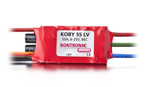 Koby 55 LV Brushless-Regler · Kontronik Drives