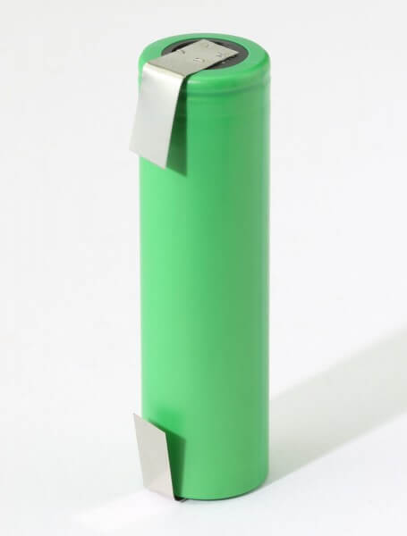 Sony Konion US 18650 VTC6 · 3120 mAh 3,6 V "Murata" mit U-Lötfahne bis 30 A