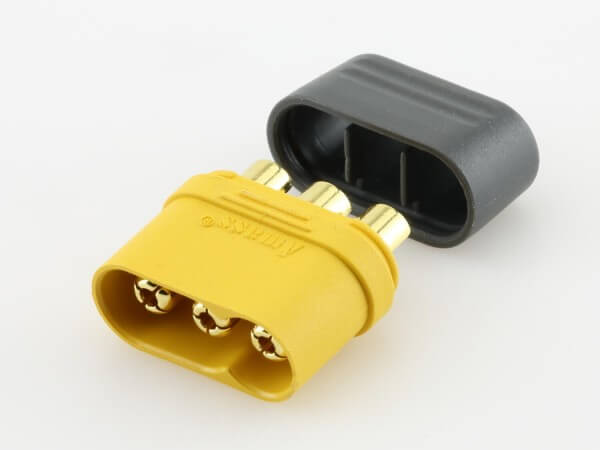 MR60 Stecker · 3-polig · Nylon · Kontakte vergoldet · Amass High Quality Product