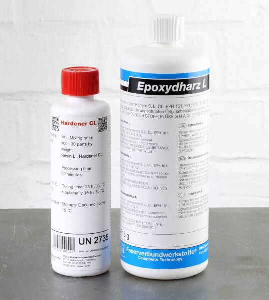 Epoxydharz L + Härter CL · 930 g Set · R & G Faserverbundwerkstoffe